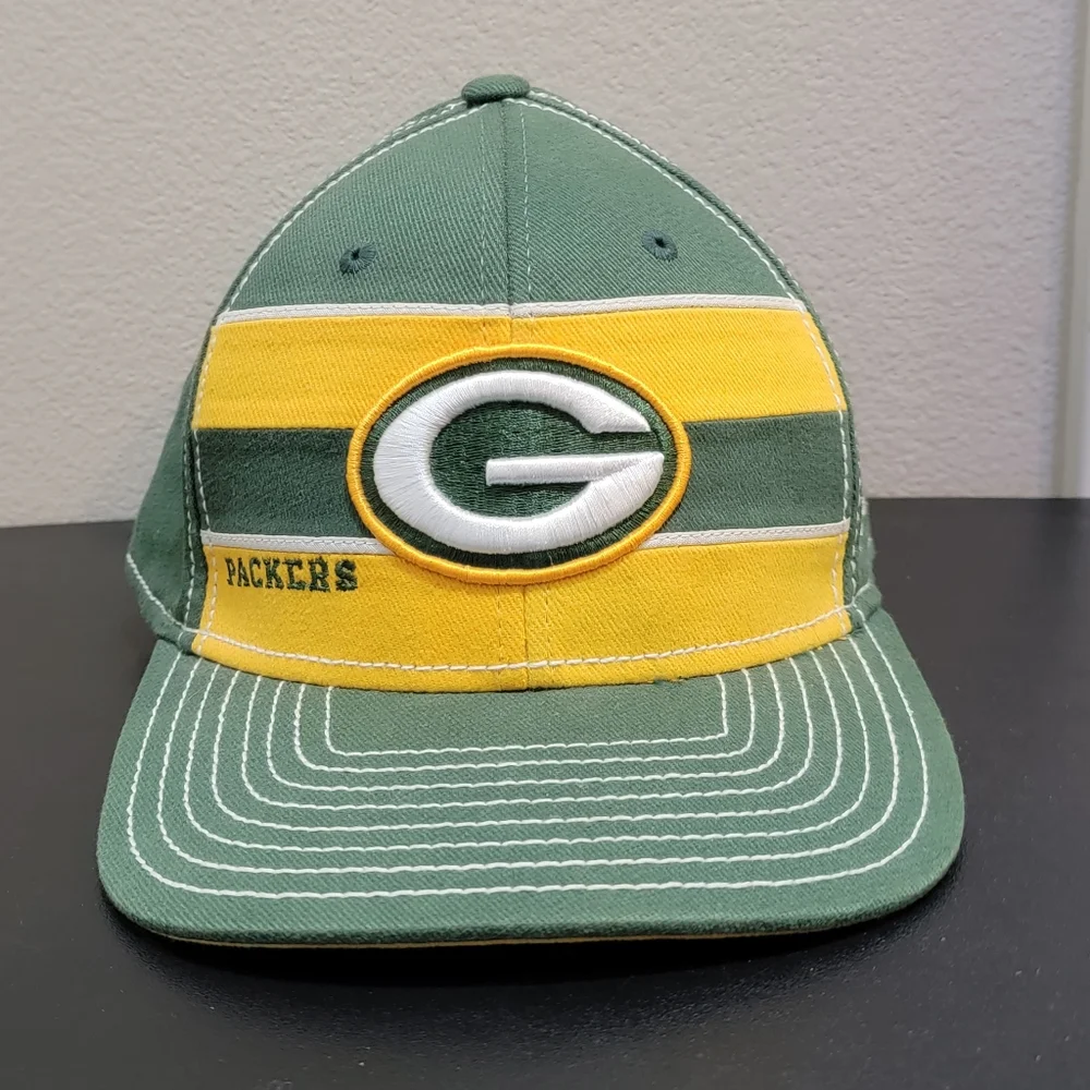 Reebok Green Bay Packers Flexfit Proback On-Field‎ Fitmax 70 Hat Men's Size L/XL